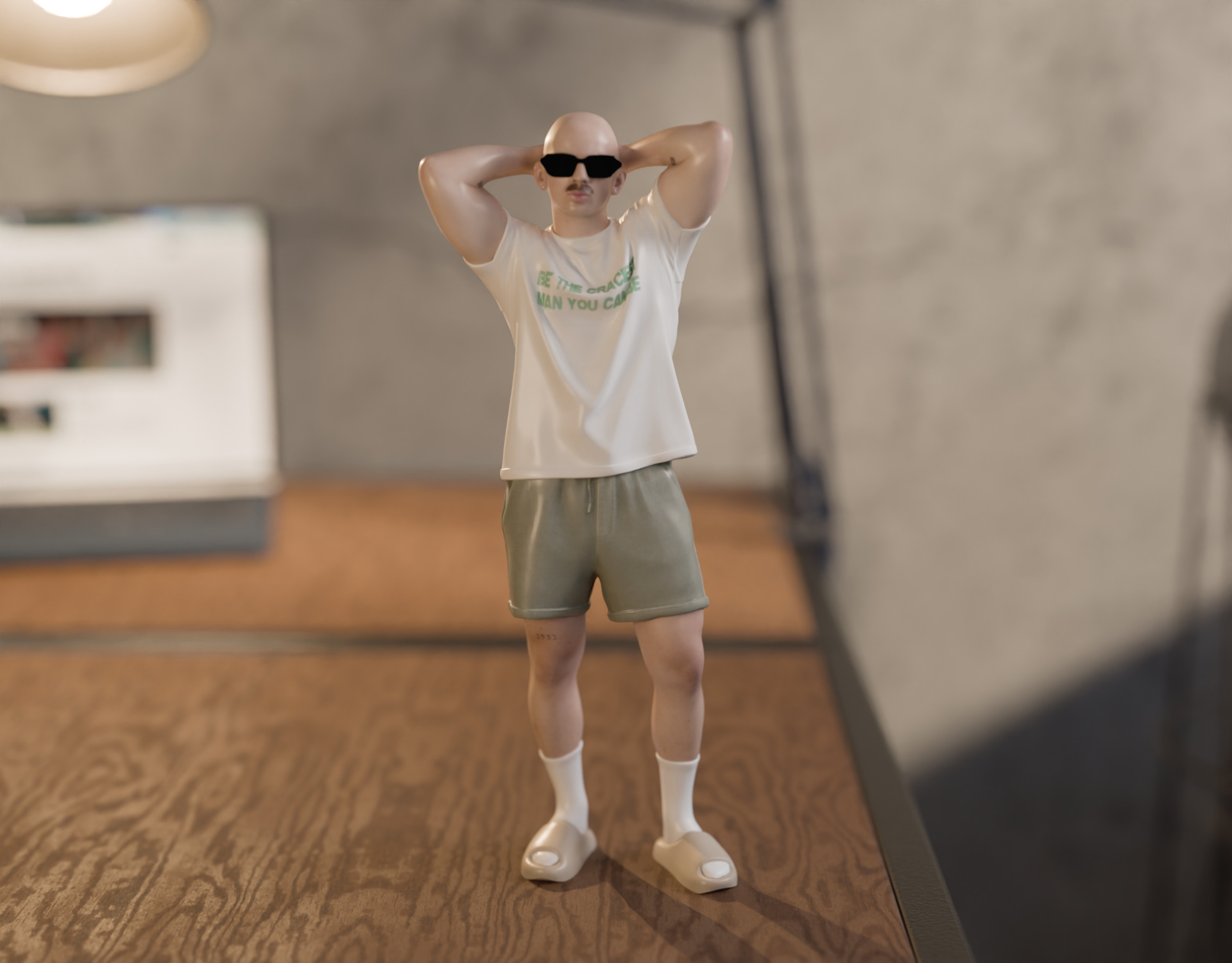 Cracey Man Pose 1